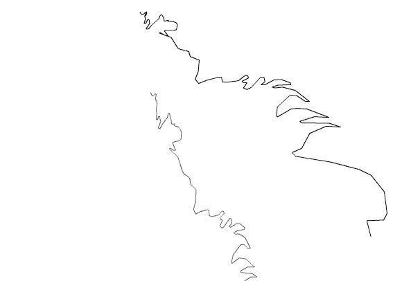 looking north down the mountain