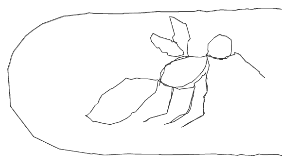 mosquito in the oval