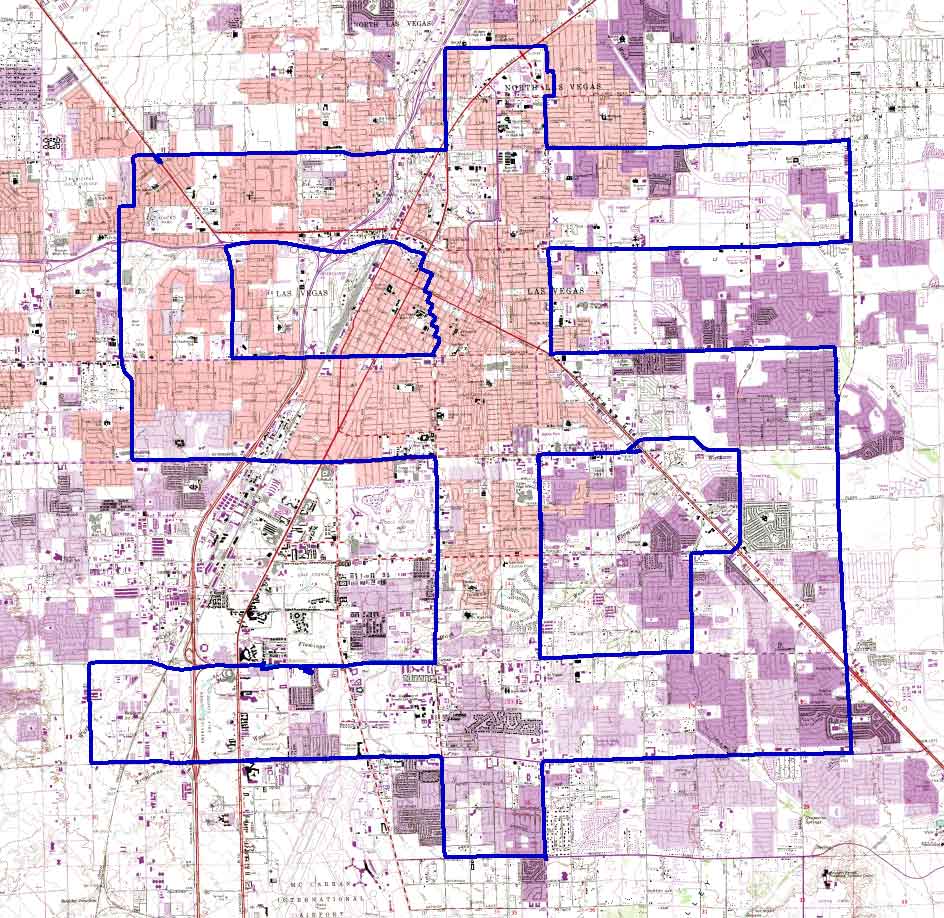Topographic map