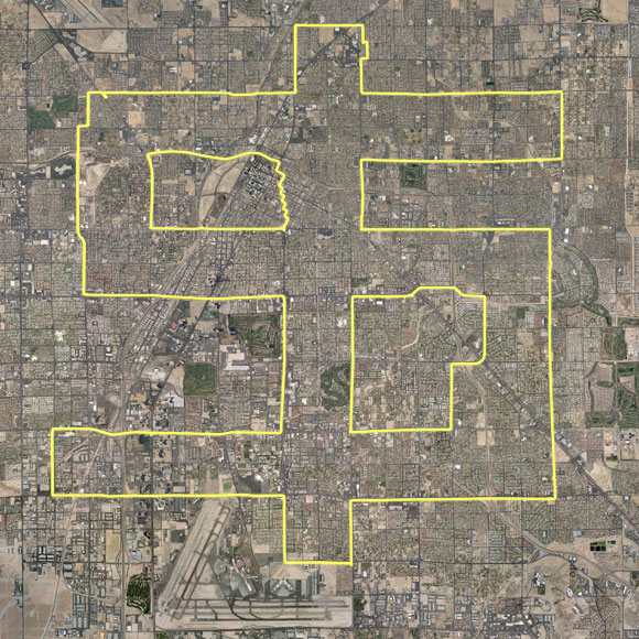 Aerial map