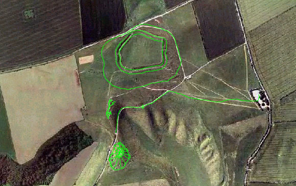 aerial image with overlay