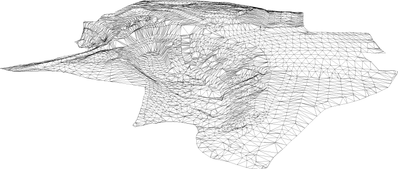 Delaunay Triangulation GPS model