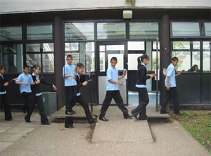 GPS mapping the school